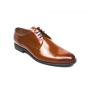 pantofi barbati cognac