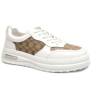sneakers barbati 68011 alb