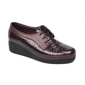 Pantofi dama bordo lac