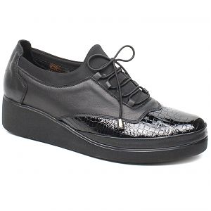 pantofi dama 84 negru lac