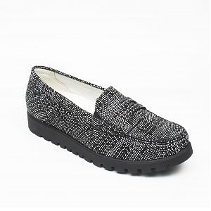 pantofi dama negru presaj