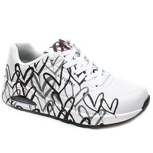 pantofi dama sport 155507 alb