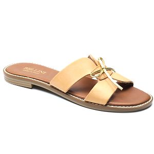 papuci dama FIOCCO cognac